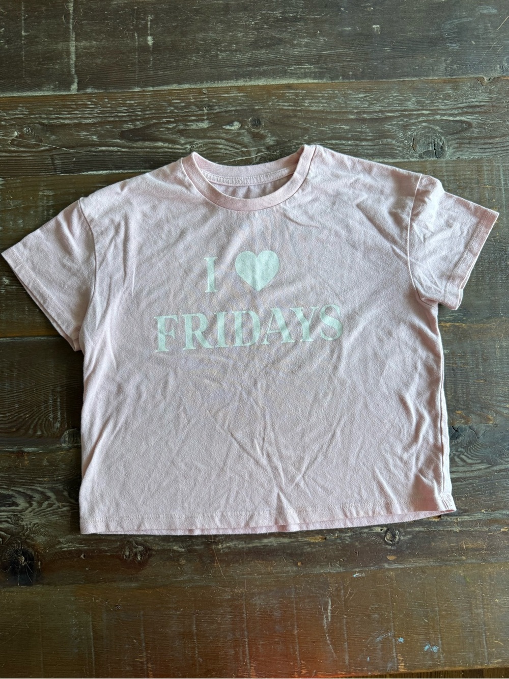 art class Pink 'I ♥ FRIDAYS' Short Sleeve Graphic Tee